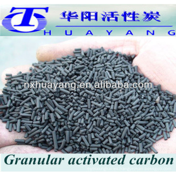 Gránulos de carbono activado / carbón activado de carbón antracita de 4 mm - Marca Huayang